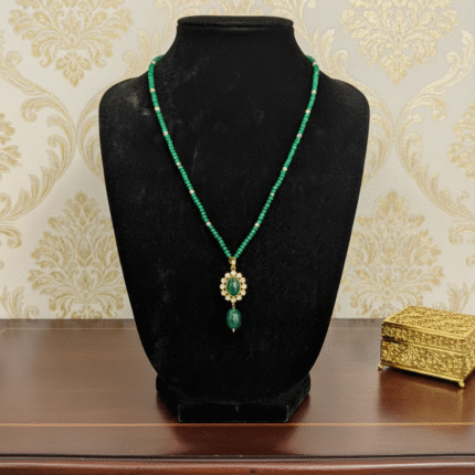 The Royal Emerald Drop Necklace