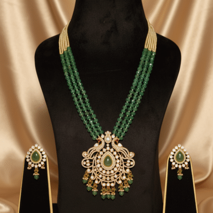 Majestic Emerald and Polki Heritage Set