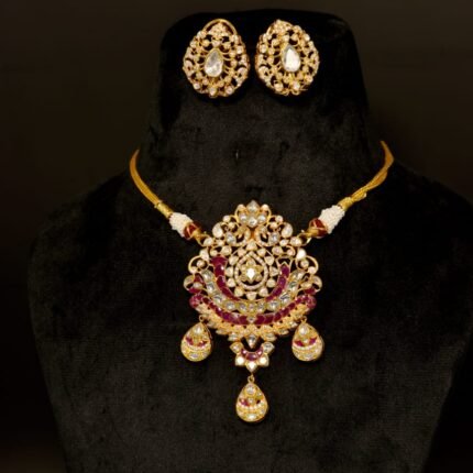 The "Regal Bloom" Heritage Pendant Set