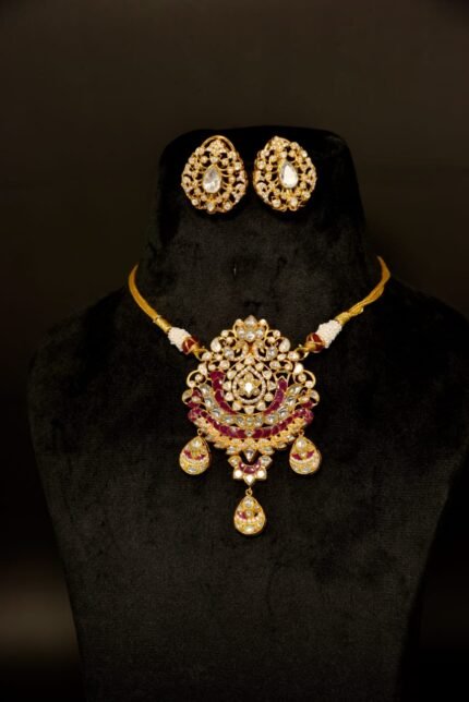 The "Regal Bloom" Heritage Pendant Set