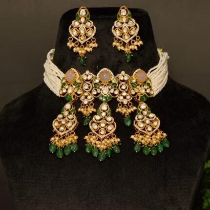 The "Nizam's Blossom" Multi-Drop Choker Set