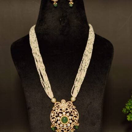The "Verdant Heritage" Long Pendant Set